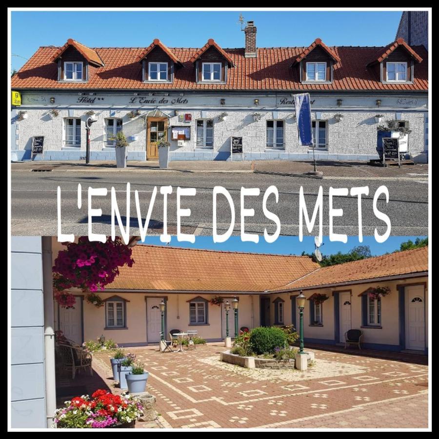 Logis - Hotel & Restaurant "L'Envie Des Mets" Rang-du-Fliers Exterior foto